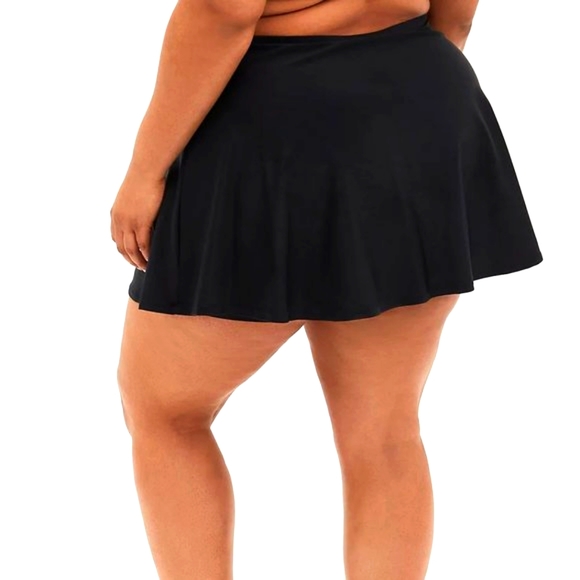 ❤️NWT VINTAGE TORRID HIGH-RISE LONG SWIM SKIRT WITH BRIEF - Picture 2 of 11